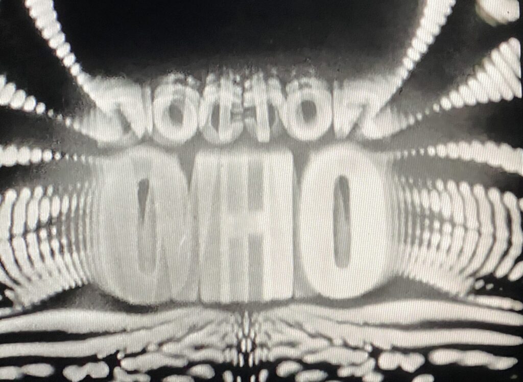 The first Doctor Who title sequence