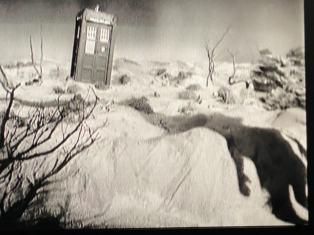 The first Doctor Who cliffhanger at the end of An Unearthly Child